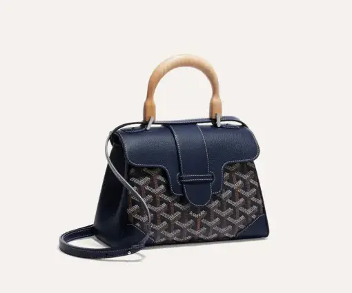 Goyard Saïgon Souple Mini Bag Navy Blue