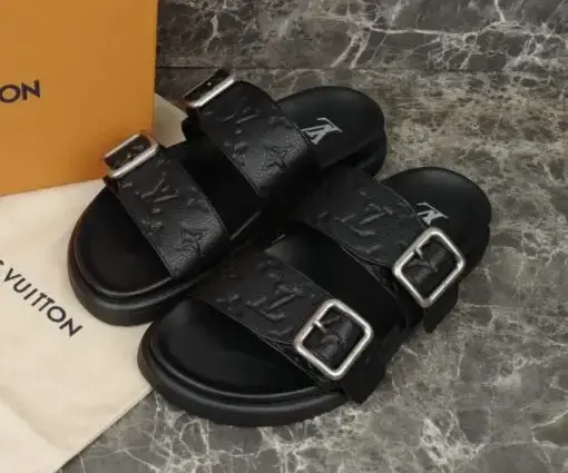 LV Venice Mule Black