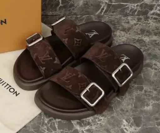 LV Venice Mule Brown