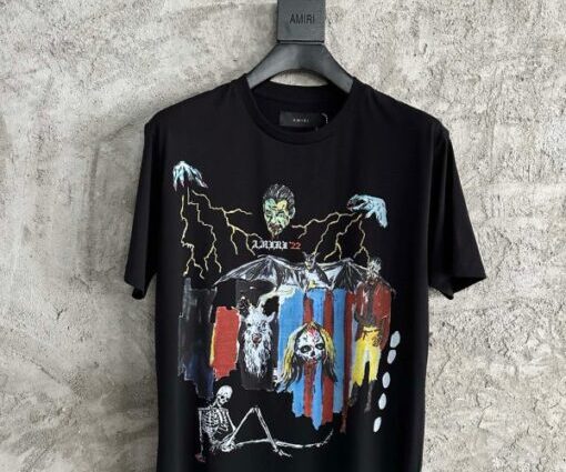 Amiri Wes Lang Blood T-Shirt Black