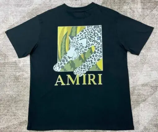 Alternative view of Amiri Graphic Print Cotton T-Shirt Black