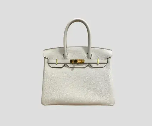 Hermes Birkin Togo Bag White
