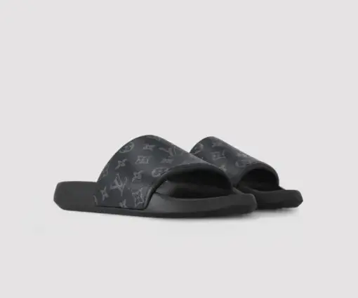 LV Waterfront Mules Black