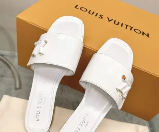 Alternative view of LV Slipper Sandal White