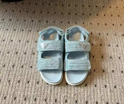 Prada Sandals Sky Blue