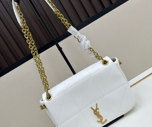 YSL Jamie Sling Bag White