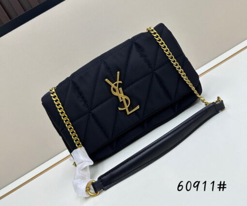 YSL Jamie 4.3 Medium in Lambskin in Black