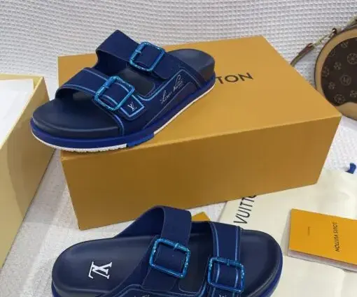 Alternative view of LV Slipper All Blue