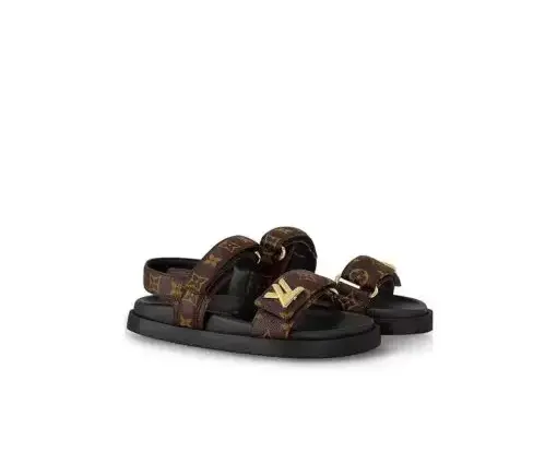 Alternative view of LV Sunset Flat Comfort Sandal Monogram Canvas