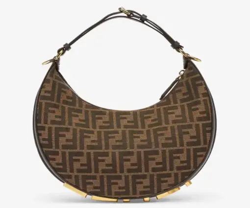 Fendi Praphy Bag Brown Gold