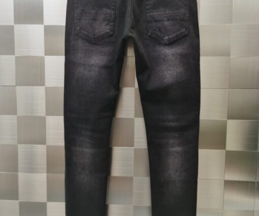 Alternative view of Amiri Bandana Thrasher Skinny Jeans Black Denim