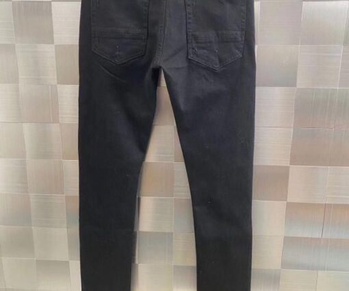 Alternative view of AMIRI MX1 Distressed-Effect Skinny Jeans Black