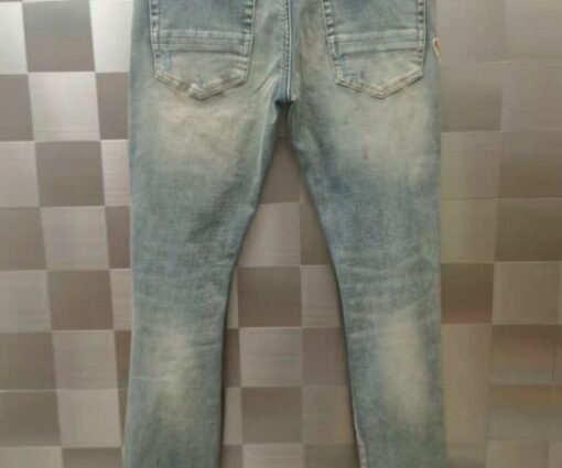 Alternative view of Amiri Biker Patch Jeans Clay Indigo Wash