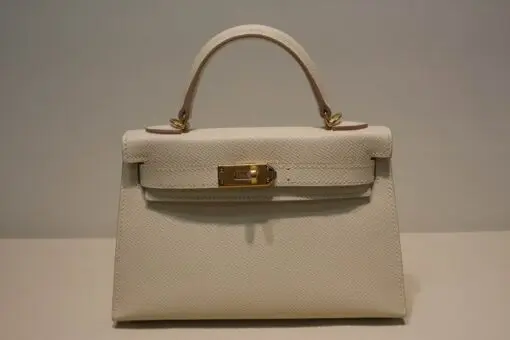 Hermès Kelly Mini Sellier Handbag Grey