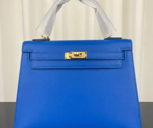 Hermes Kelly Bag Deep Blue