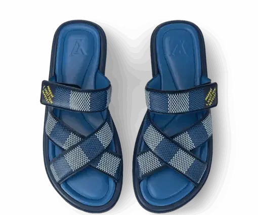 Alternative view of LV Venice Mule Navy Blue