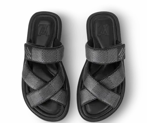 Alternative view of LV Venice Mule Monogram Eclipse