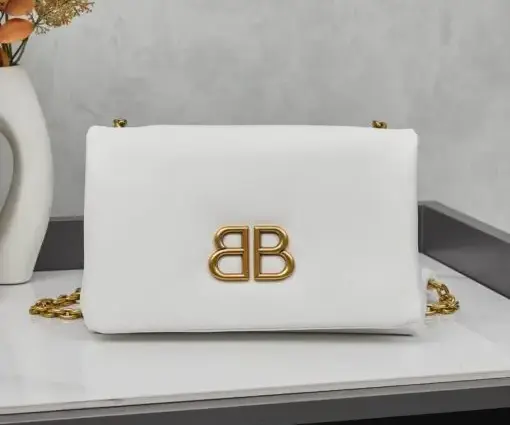 Balenciaga Monaco Bag White