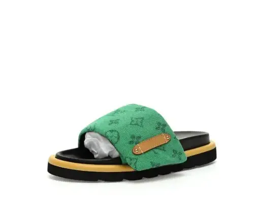 LV Slipper Green