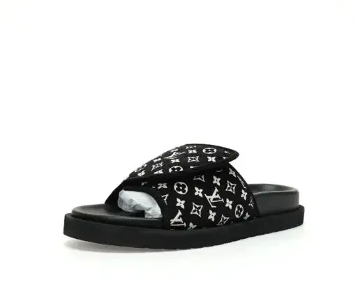 LV Monogram Slipper Black