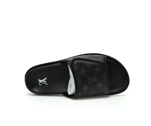 Alternative view of LV Monogram Paseo Flat Comfort Sandal Black