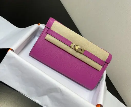 Hermes Kelly Bag Camail Pink