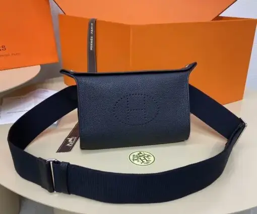 Hermès Videpoches Bag Leather Black