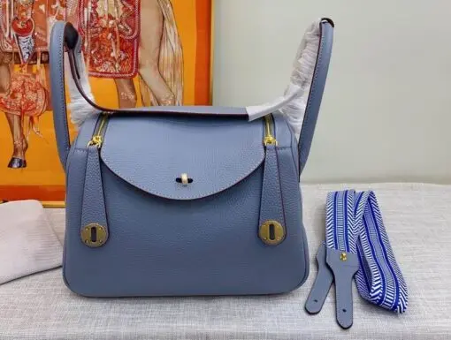 Hermes Lindy Small Bag Navy Blue
