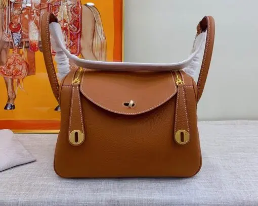 Hermes Lindy Small Bag Brown