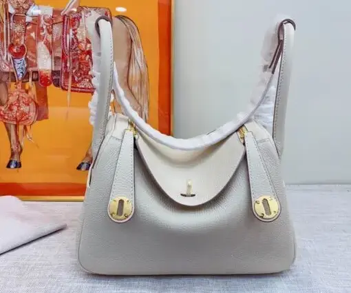 Hermes Lindy Small Bag White