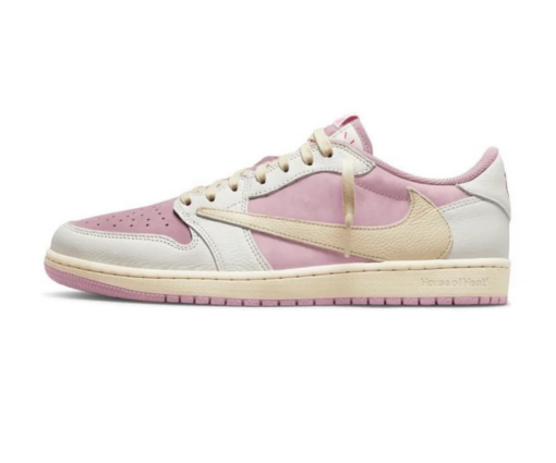 Travis Scott Jordan 1 Low Sail Shy Pink