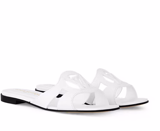 LV Isola Pantolette White